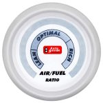 Halmeter Air / Fuel Ratio Auto Gauge Λευκό 52mm 11688
