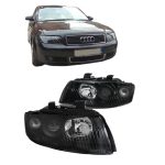 Μπροστινά Φανάρια Set Για Audi A4 B6 8E 00-04 Projectors Μαύρα H7/H7 Depo