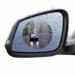 Αδιάβροχες Αυτοκόλλητες Μεμβράνες Για Καθρέφτες Αυτοκινήτου 2 Τεμάχια
