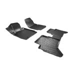 Πατάκια Σκαφάκια 3D Από Λάστιχο TPE Για Ford Ranger 2012- Rizline 4 Τεμάχια Μαύρα