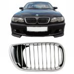 Καρδιά Μάσκας Δεξιά Για BMW 3 E46 02-05 Sedan/Touring Χρώμιο 1 Τεμάχιο