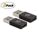Scosche ACA-2PKSP USB-A TO USB-C™ Adapter 2-Pack - SCOSCHE