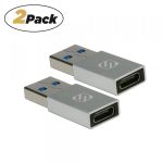 Scosche ACASR-2PKSP USB-A TO USB-C™ Adapter 2-Pack - SCOSCHE