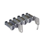 Κλειδαριές Για Μπάρες Οροφής CRUZ 932-016 Σετ 6 Τεμάχια Με 2 Κλειδιά